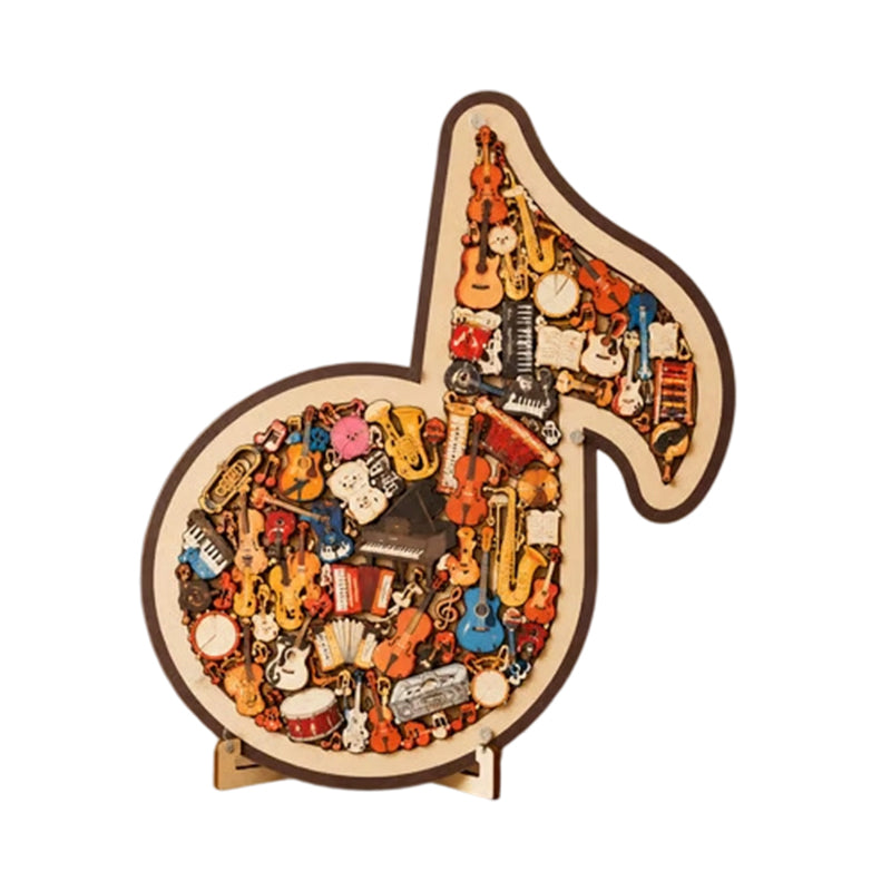 📢📢50 % Rabatt!!🥳 💞 50K+ VERKAUFT! ⚡🧩Holzpuzzle in Form einer Musiknote