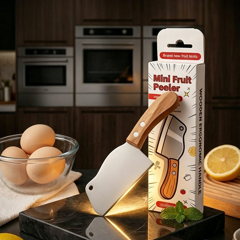 Mini-Küchenbeil aus Edelstahl für Obst
