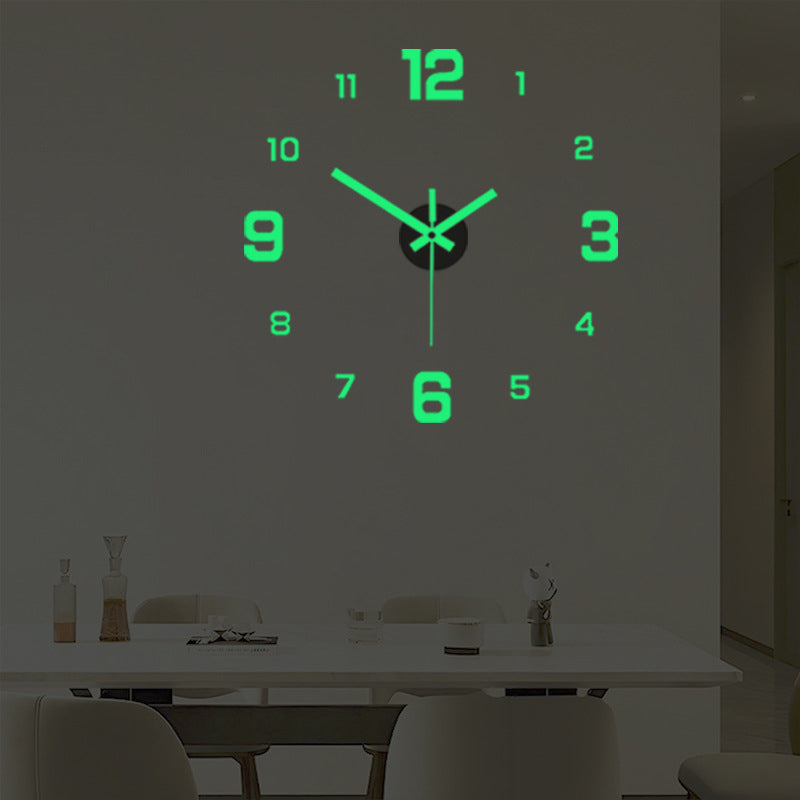 📢📢50 % Rabatt!!🥳💞 50K+ VERKAUFT! ⚡❤️3D-Wanduhr-Set aus selbstleuchtendem Acryl zur Selbstmontage