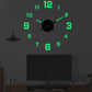 📢📢50 % Rabatt!!🥳💞 50K+ VERKAUFT! ⚡❤️3D-Wanduhr-Set aus selbstleuchtendem Acryl zur Selbstmontage