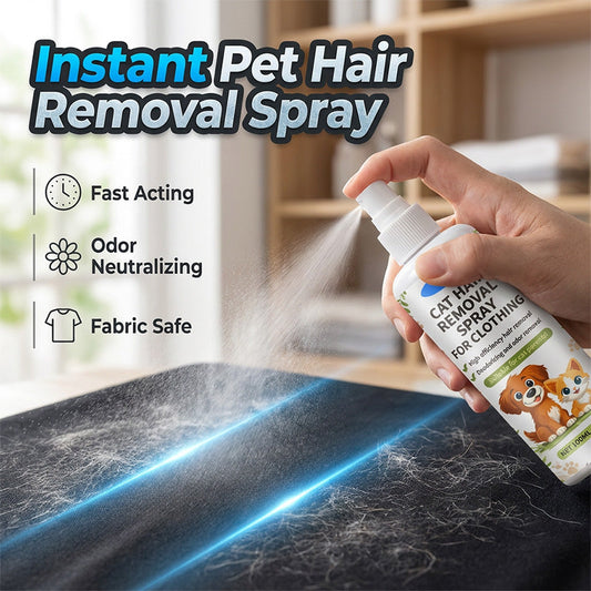 📢📢50 % Rabatt!!🥳🧴Tierhaarentfernungsspray für Textilien und Kleidung🐾