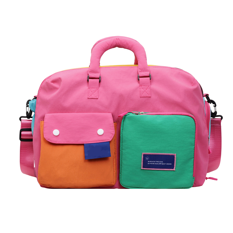 📢📢40 % Rabatt!! 🥳💞 50K+ VERKAUFT! ⚡🏆Lässige Reisetasche mit Farbblock-Design