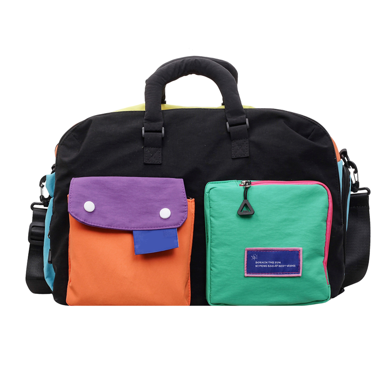 📢📢40 % Rabatt!! 🥳💞 50K+ VERKAUFT! ⚡🏆Lässige Reisetasche mit Farbblock-Design