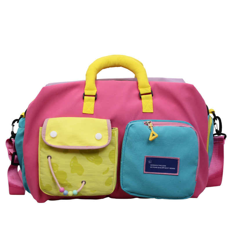 📢📢40 % Rabatt!! 🥳💞 50K+ VERKAUFT! ⚡🏆Lässige Reisetasche mit Farbblock-Design