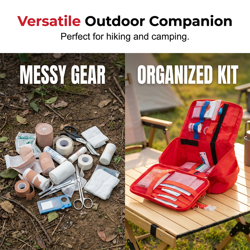 🧰 Notfall-Organizer-Tasche aus robustem Oxford-Gewebe mit modularem Faltmechanismus ⚡ Taktische Gurte für schnellen Zugriff