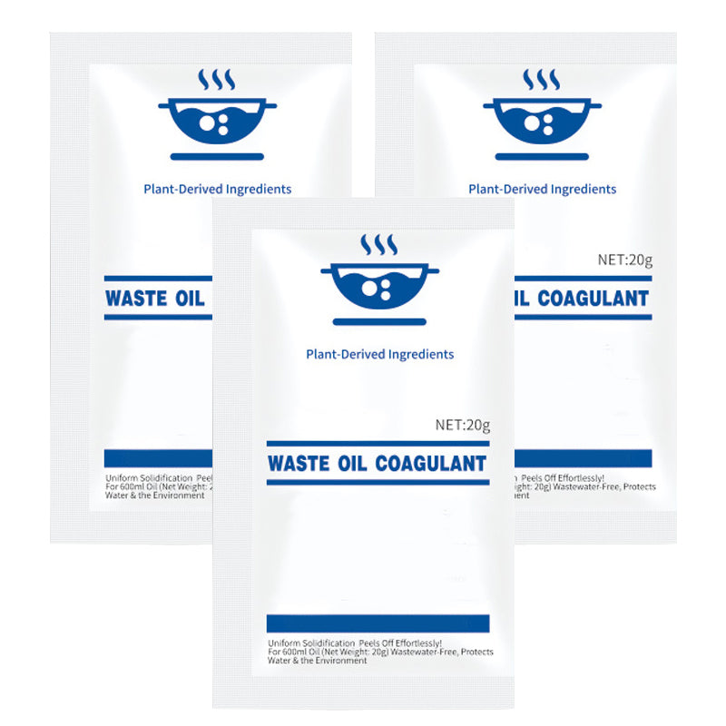 🔥🎁 1+1 GRATIS!!🧑‍🍳🧊 Altöl-Koagulationsmittel – verwandelt flüssiges Öl in einen festen Block, saubere Reinigung!