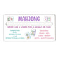 📏🀄 Mahjong-Linienleser mit Vergrößerung & Spielregeln – 4er-Set aus Holz für Anfänger & Profis