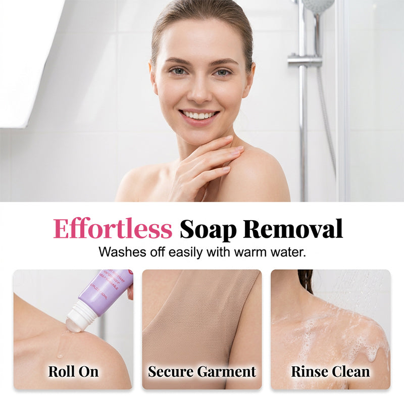Hautverträglicher Roll-On-Körperkleber