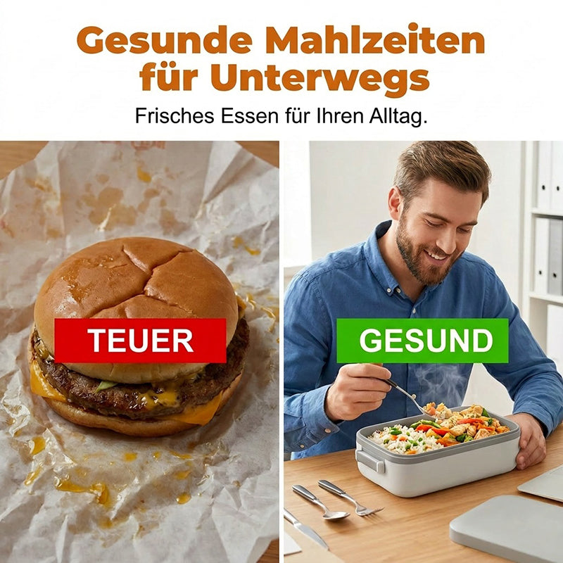 📢📢50 % Rabatt!!🥳💞 50K+ VERKAUFT! ⚡🍱Tragbare elektrische Lunchbox mit Selbstheizung