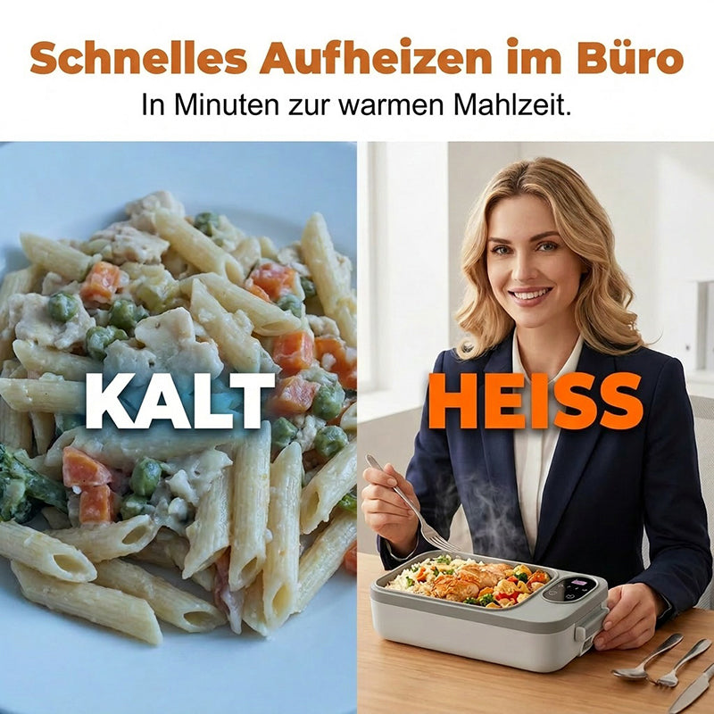 📢📢50 % Rabatt!!🥳💞 50K+ VERKAUFT! ⚡🍱Tragbare elektrische Lunchbox mit Selbstheizung
