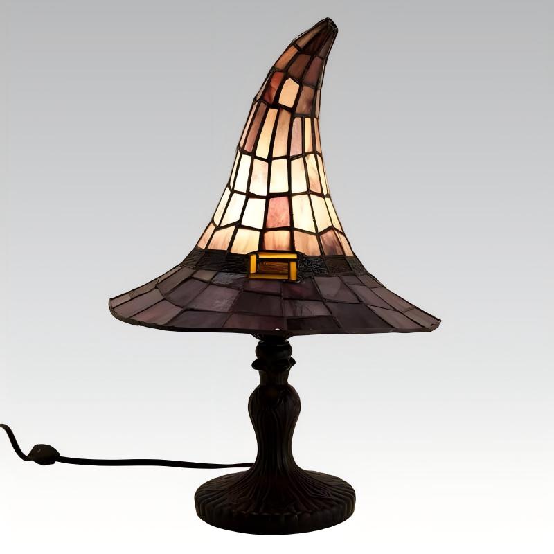 🔥🔥 2026 NEU 🥳🧙‍♀️ Handgefertigte Gothic Witch Hat Lampe – warmes LED-Licht, aus Harz, vielseitig als Nachtlicht & dekoratives Geschenk für Zuhause 🏠