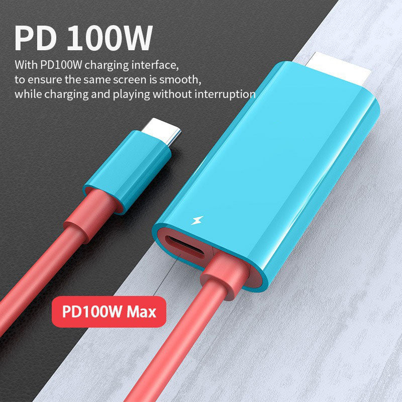 🔥TOP-ANGEBOT🔥 USB-C-auf-HDMI-Adapterkabel – Switch, Smartphone & Tablet → Fernseher mit nur einem Kabel! 📱💻📺
