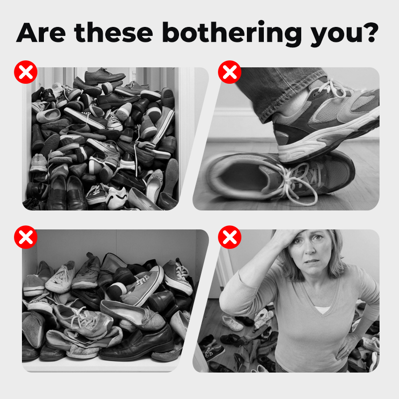 👟 JETZT 50 % RABATT! 🏆 Schuhregal für die Tür – 24 Fächer & werkzeuglose Montage – Passend für Standardtüren, bietet Platz für bis zu 24 Paar Schuhe – ideal für Eingangsbereich oder Kleiderschrank 🚪✨