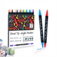 🎨 50% RABATT! ⏳🖌️Schnelltrocknendes Acrylmarker-Set mit zwei Spitzen✨