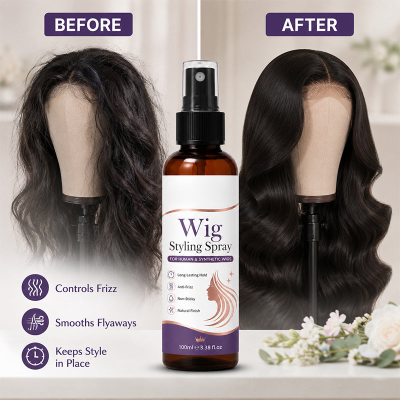 🧴💇‍♀️Langanhaltendes Anti-Frizz-Perückenstylingspray