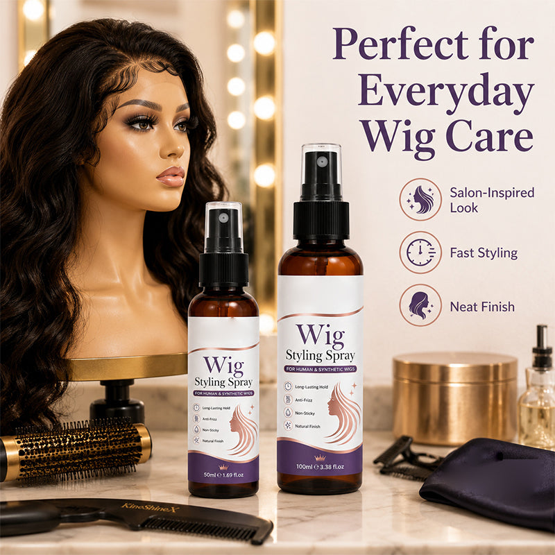 🧴💇‍♀️Langanhaltendes Anti-Frizz-Perückenstylingspray