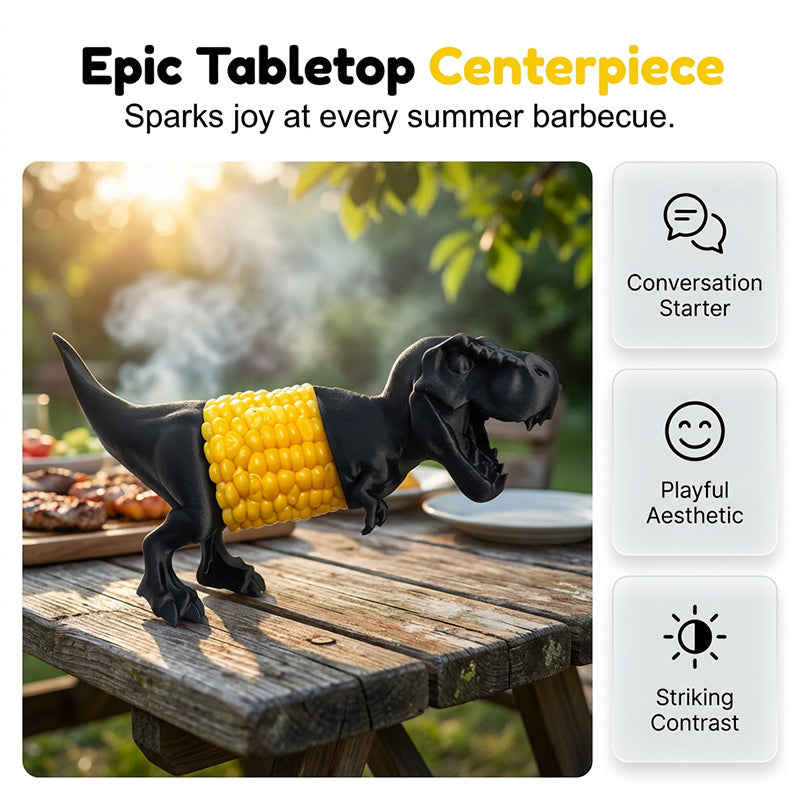 Fun Dining Dinosaur Corn Cob Holders