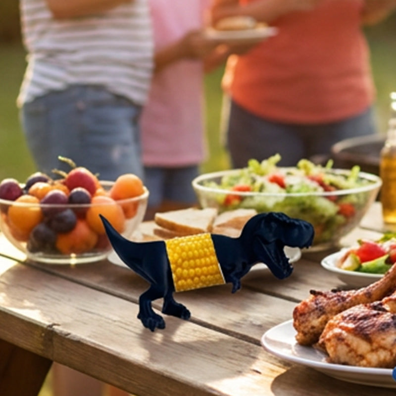 Fun Dining Dinosaur Corn Cob Holders