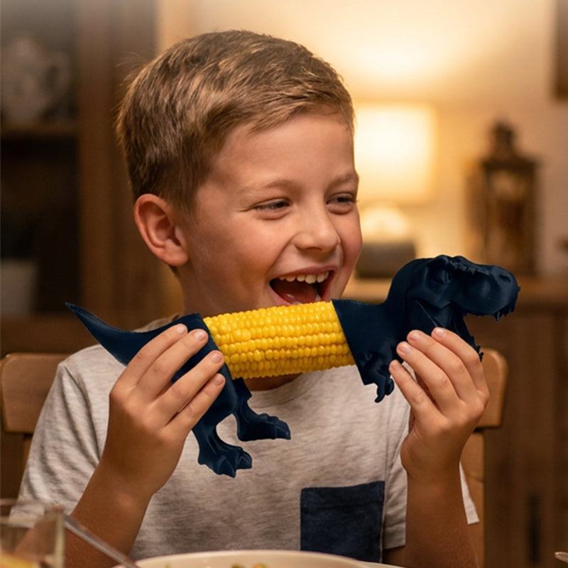 Fun Dining Dinosaur Corn Cob Holders