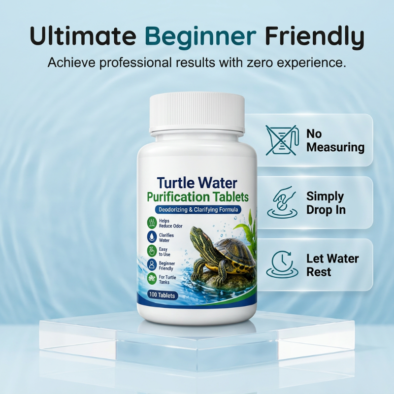 🐢💧 Professionelle Wasserreinigungstabletten für Schildkrötenbecken