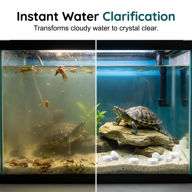 🐢💧 Professionelle Wasserreinigungstabletten für Schildkrötenbecken