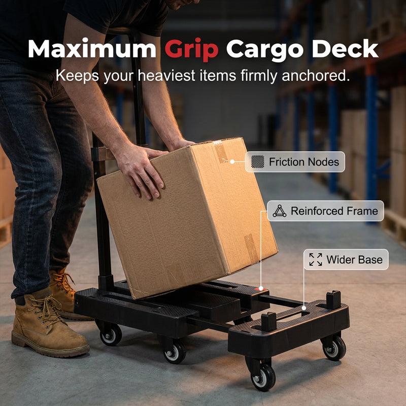 ⏳🔥 NUR KURZE ZEIT 50% RABATT! 📦 Faltbarer leiser Handwagen