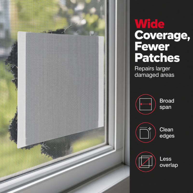 🛠️ 50 % RABATT! Multifunktionales Netzreparaturband – 5–10 m Rolle für Fenster, Fliegengitter & Käfige! ✨ Stark haftend – wasserdicht & strapazierfähig. 🧷 Auf die gewünschte Größe zuschneiden
