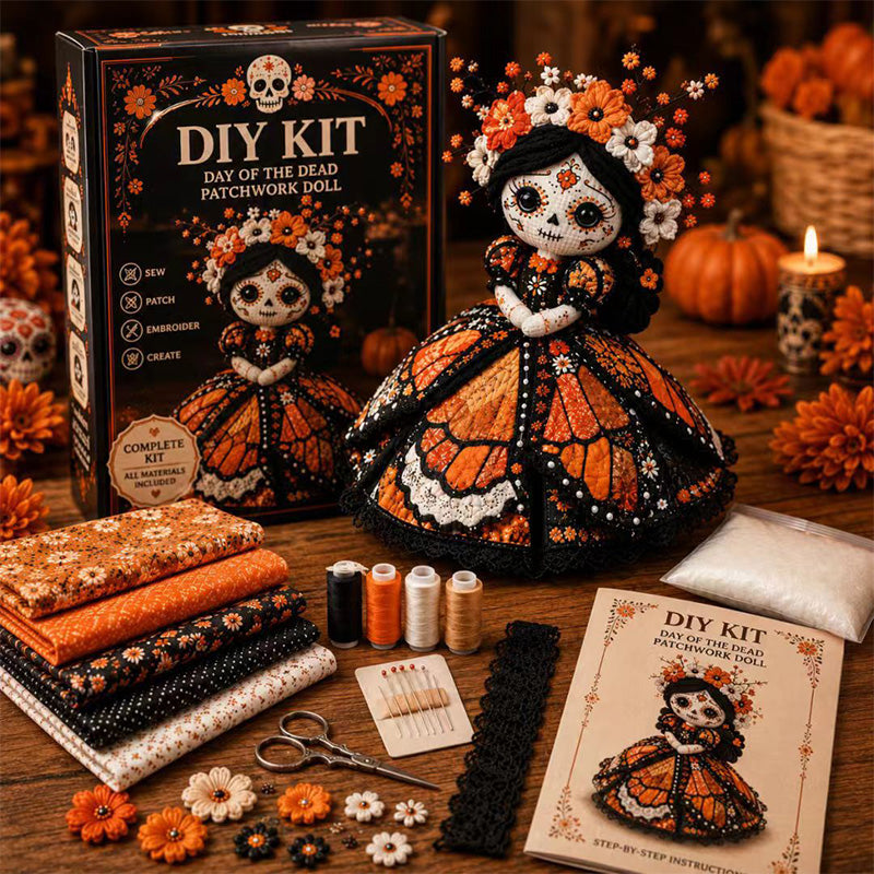 🎁 Neu eingetroffen: 49% Rabatt 🧵 Gruseliges Skelett-Bastelset