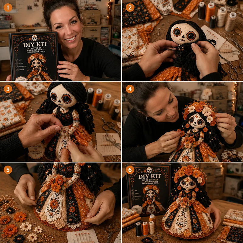 🎁 Neu eingetroffen: 49% Rabatt 🧵 Gruseliges Skelett-Bastelset