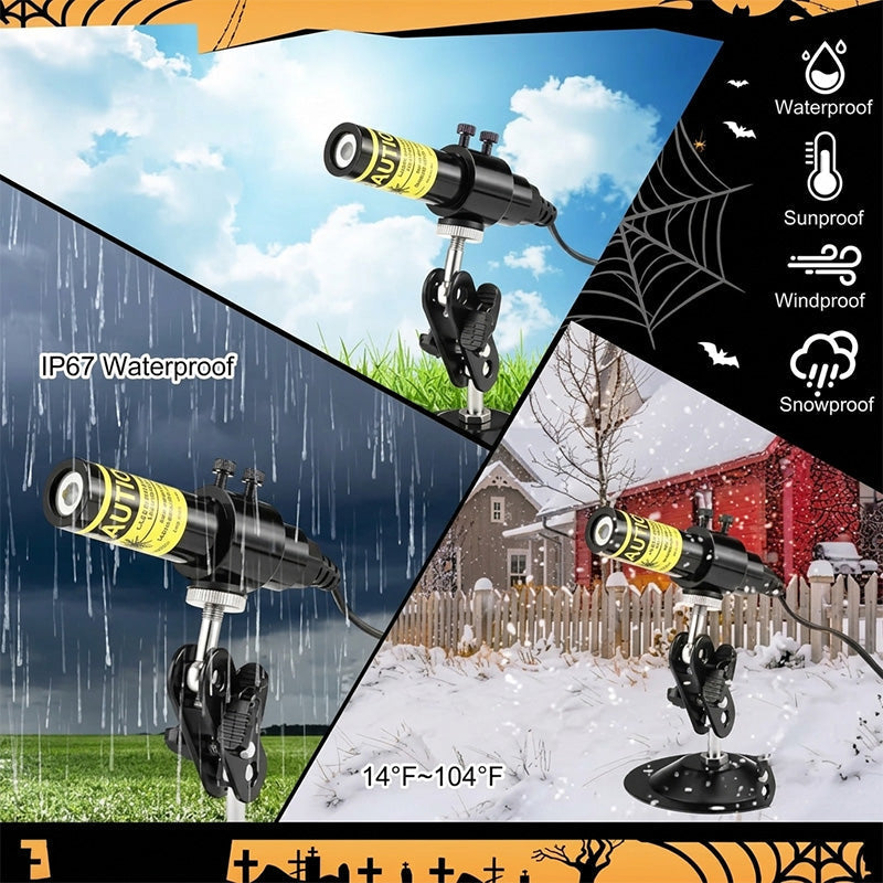 ⏳💥50 % Rabatt!!🎃Halloween-Laserlicht-Spukhaus