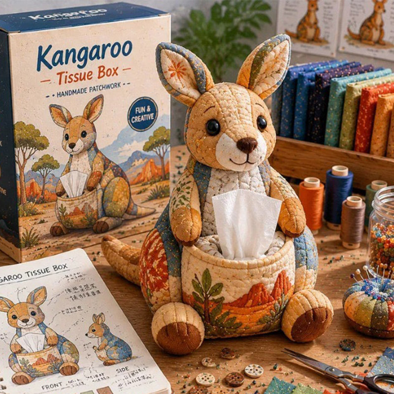 🎁Bastelset für eine Taschentuchbox mit niedlichen kleinen Tieren🐨🦦