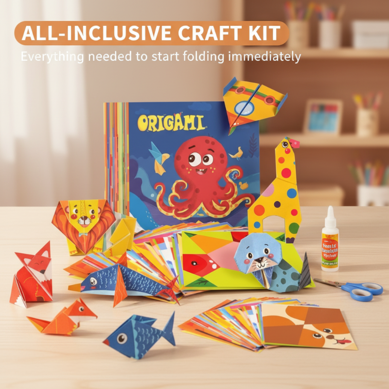 Origami-Bastelprojekt für Kinder – Lernprojekt zum Selbermachen