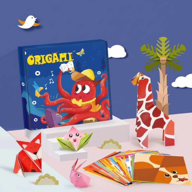 Origami-Bastelprojekt für Kinder – Lernprojekt zum Selbermachen