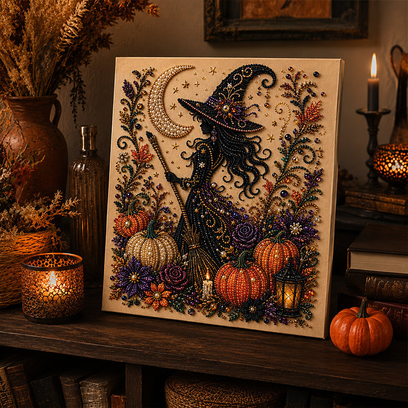 🔥🎁Letzter Tag: 50 % Rabatt – 👻✨Halloween Geisterperlen-Bastelset