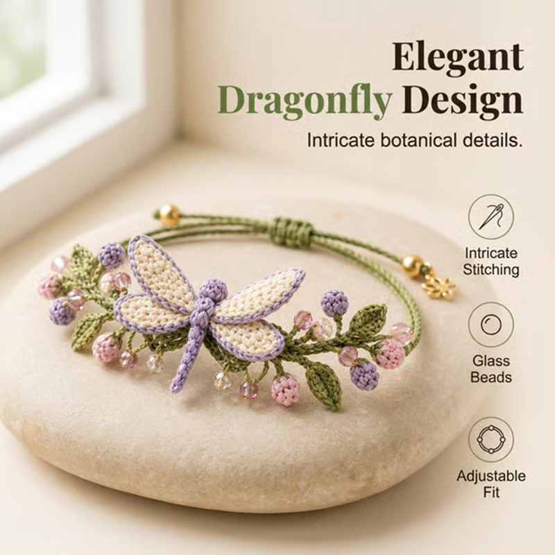 🔥🎁50 % Rabatt!!🥳DIY-Häkelarmband-Set mit Naturmotiven🧶🌿