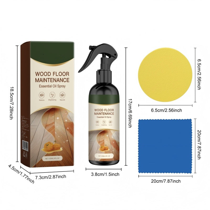 Pflege- und Auffrischungsspray für Holzböden mit natürlichem Bienenwachs 🪵🐝