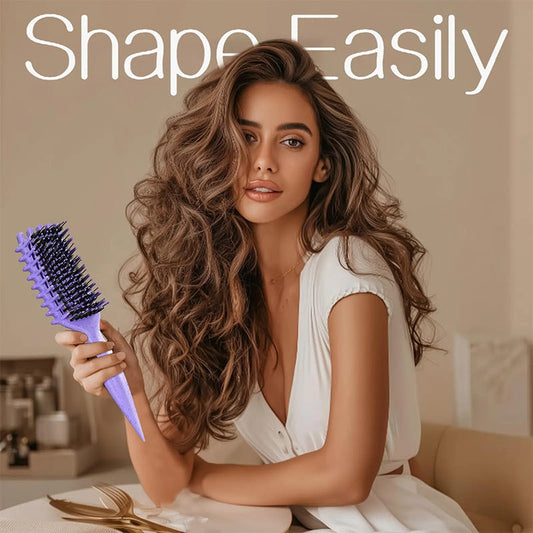 🔥🎁 2+1 GRATIS!!🥳💞 50K+ VERKAUFT! ⚡💇‍♀️Belüftete, entwirrende Bürste für lockiges Haar 🌀