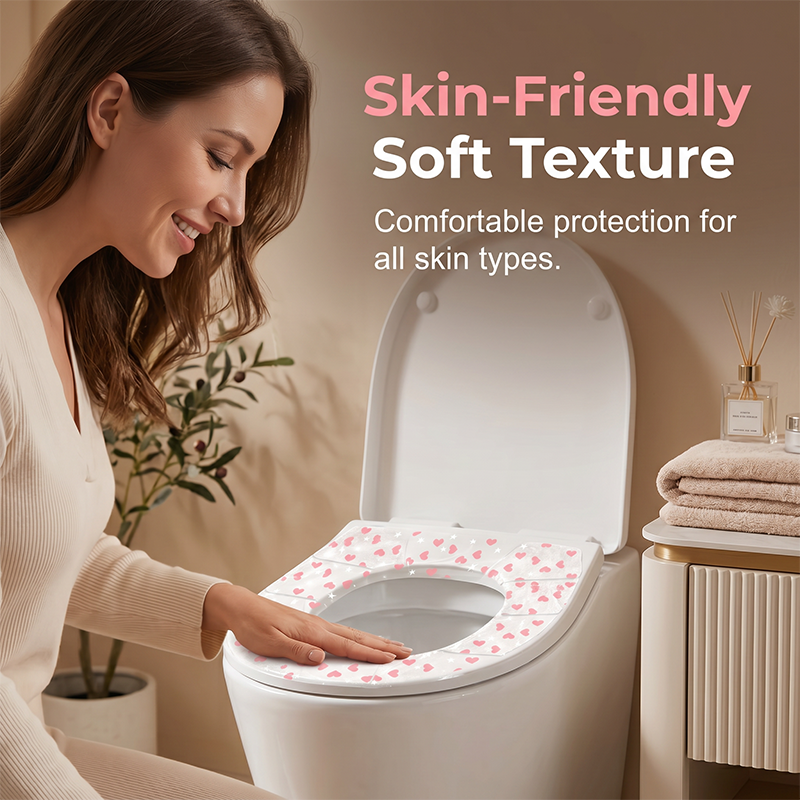 🚽🛡️ Disposable toilet seat cover – waterproof, universal fit, travel-friendly!