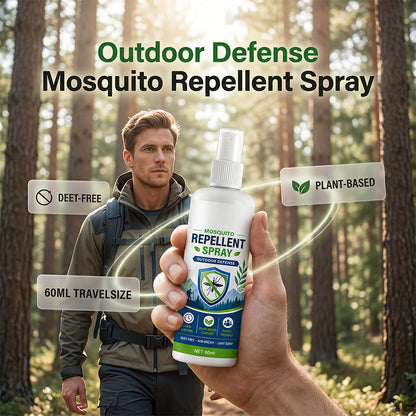 📢📢50 % Rabatt!!🥳 💞 50K+ VERKAUFT! ⚡Pflanzliches Mückenabwehrspray für draußen 🌿☀️ – Effektiver Mückenschutz 🦟❌