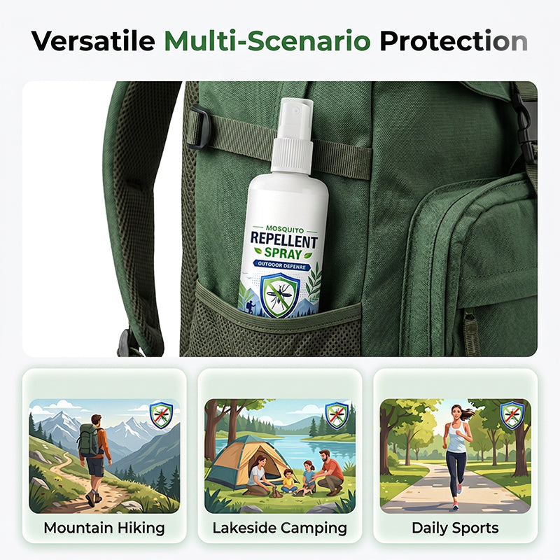 📢📢50 % Rabatt!!🥳 💞 50K+ VERKAUFT! ⚡Pflanzliches Mückenabwehrspray für draußen 🌿☀️ – Effektiver Mückenschutz 🦟❌