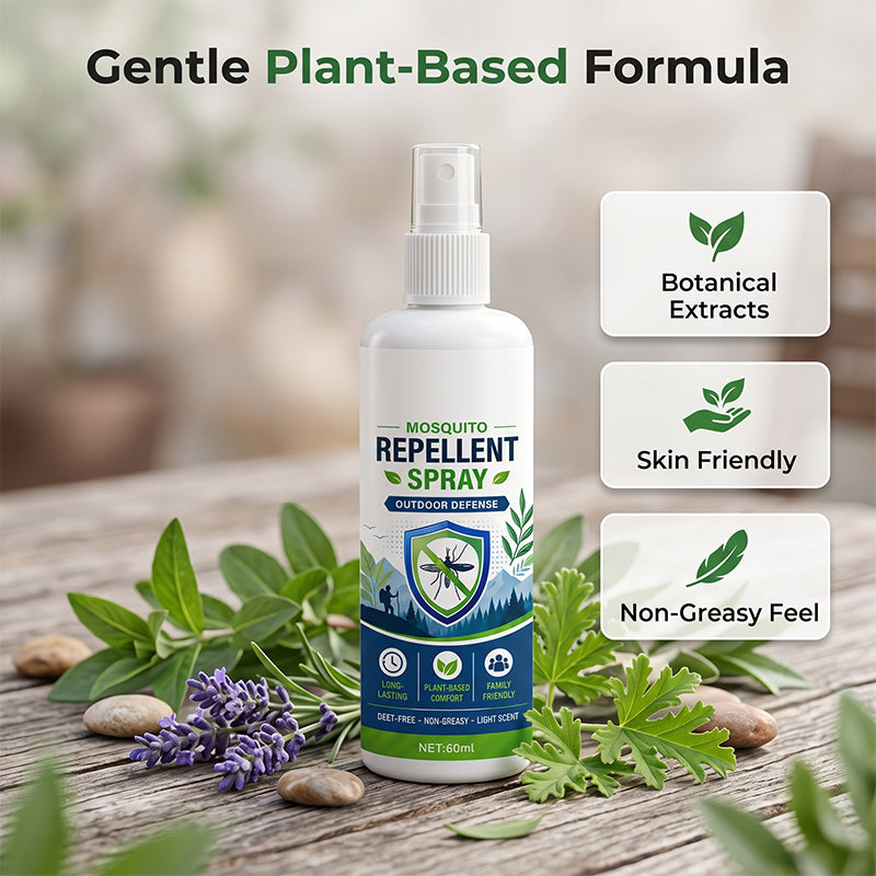 📢📢50 % Rabatt!!🥳 💞 50K+ VERKAUFT! ⚡Pflanzliches Mückenabwehrspray für draußen 🌿☀️ – Effektiver Mückenschutz 🦟❌