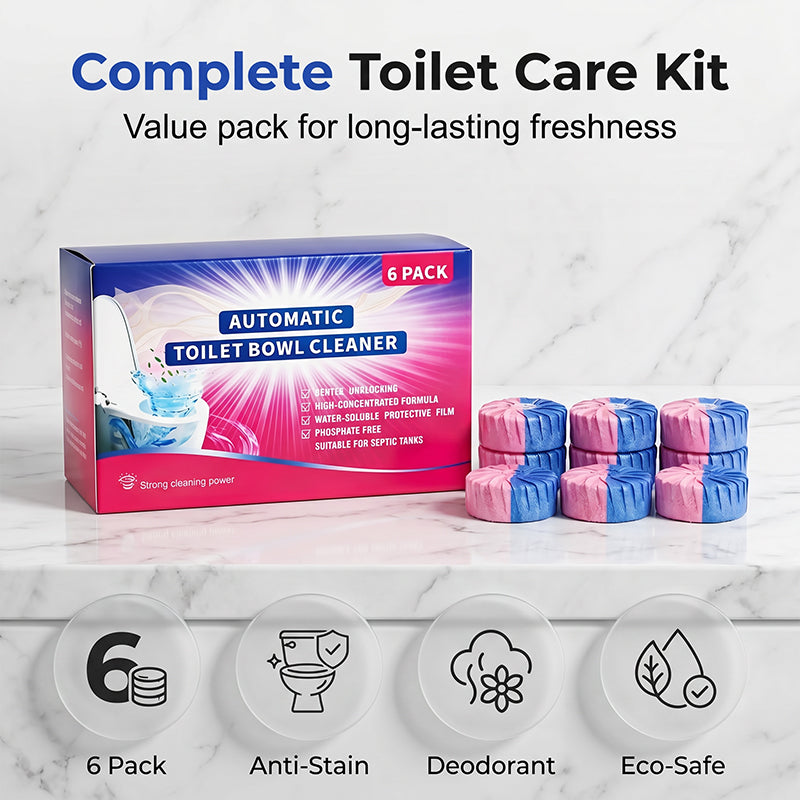 📢📢50 % Rabatt!!🥳 💞 50K+ VERKAUFT! ⚡Automatische WC-Reinigungstabletten zur Flecken- und Geruchsbeseitigung