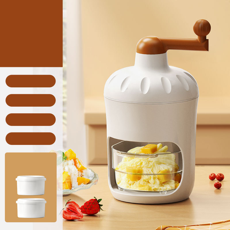 ❄️Summer cool-down deal: just £10.99!!⚡50K+ SOLD!❄️Manual Ice Shaver Machine with Ice Mold