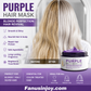 🏆 Letzter Tag zum Sonderpreis von nur 9 €!✨Feuchtigkeitsspendende, violette Haarmaske mit langanhaltendem Duft, Anti-Gelbstich-Intensivpflege für blondiertes Haar