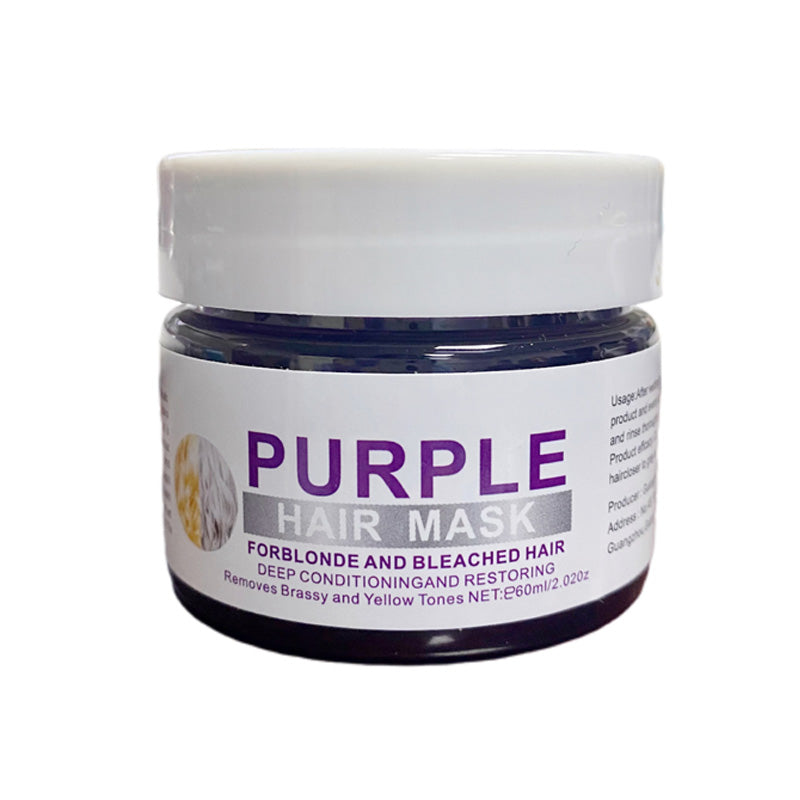 🏆 Letzter Tag zum Sonderpreis von nur 9 €!✨Feuchtigkeitsspendende, violette Haarmaske mit langanhaltendem Duft, Anti-Gelbstich-Intensivpflege für blondiertes Haar