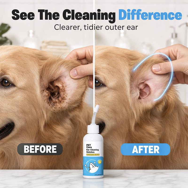 🔥🎁 1+1 GRATIS!!🐾🌿Kräuter-Ohrenspülung (für Hunde und Katzen, gegen Milben, desodorierend)