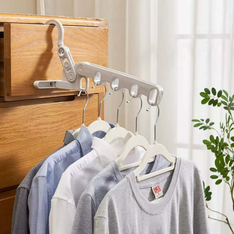 ⏳💥 Nur noch 3 Stunden – 3,49 €!! 🔥🧥 Faltbarer Kleiderbügel – 5 Haken, platzsparend, ideal für Reisen!