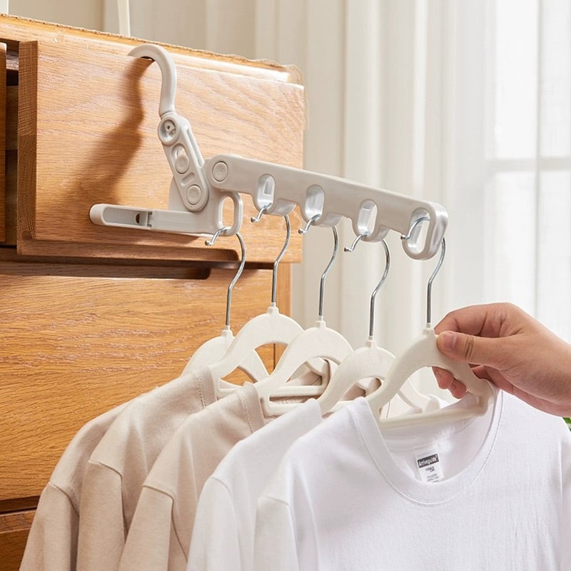 ⏳💥 Nur noch 3 Stunden – 3,49 €!! 🔥🧥 Faltbarer Kleiderbügel – 5 Haken, platzsparend, ideal für Reisen!