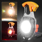 🔥 Neuheit 2026 🔥🔦 Multifunktions-COB-Schlüsselanhängerlampe mit Fensterbrecher, Gurtschneider und Magnet – tragbare Notfallleuchte für Outdoor
