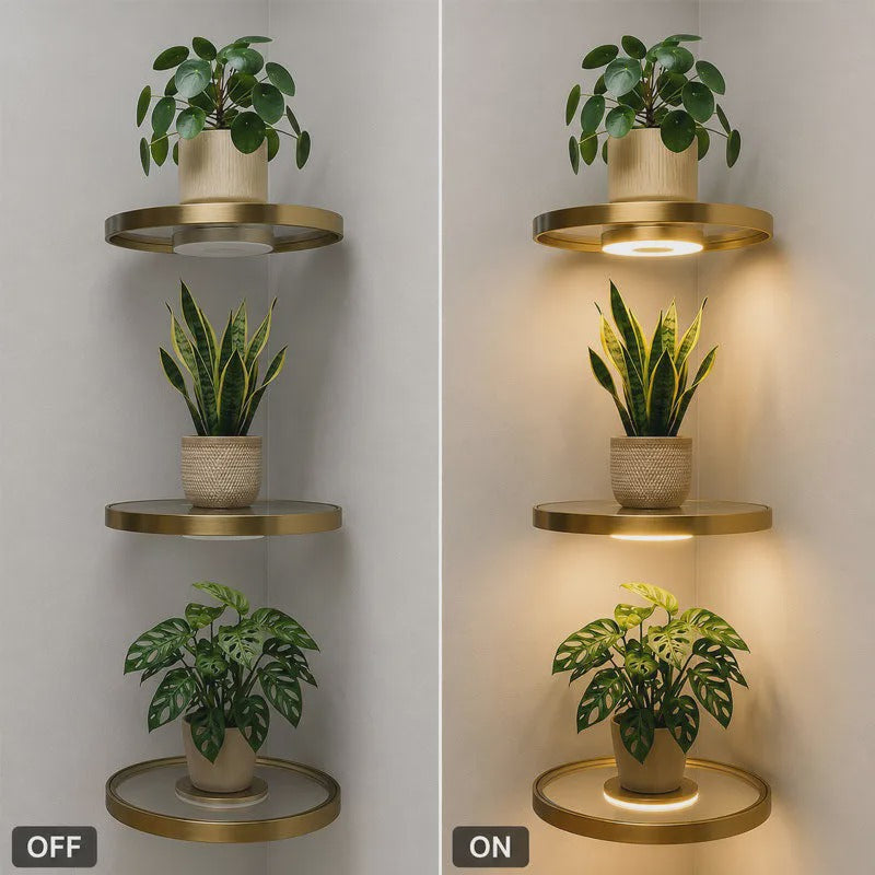 ✨💡 Schwebendes Wandregal mit integrierter LED-Ambientebeleuchtung